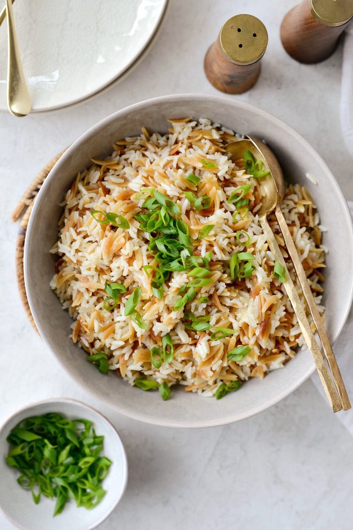 Rice Pilaf l SimplyScratch.com #sidedish #rice #pasta #easy #pilaf