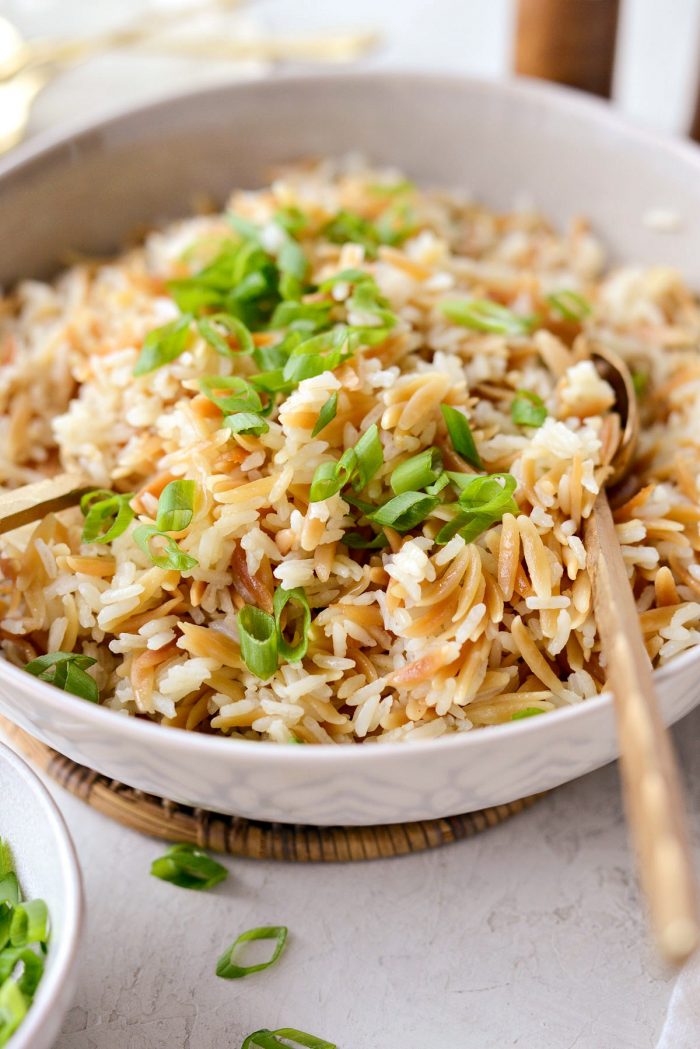 Rice Pilaf l SimplyScratch.com #sidedish #rice #pasta #easy #pilaf