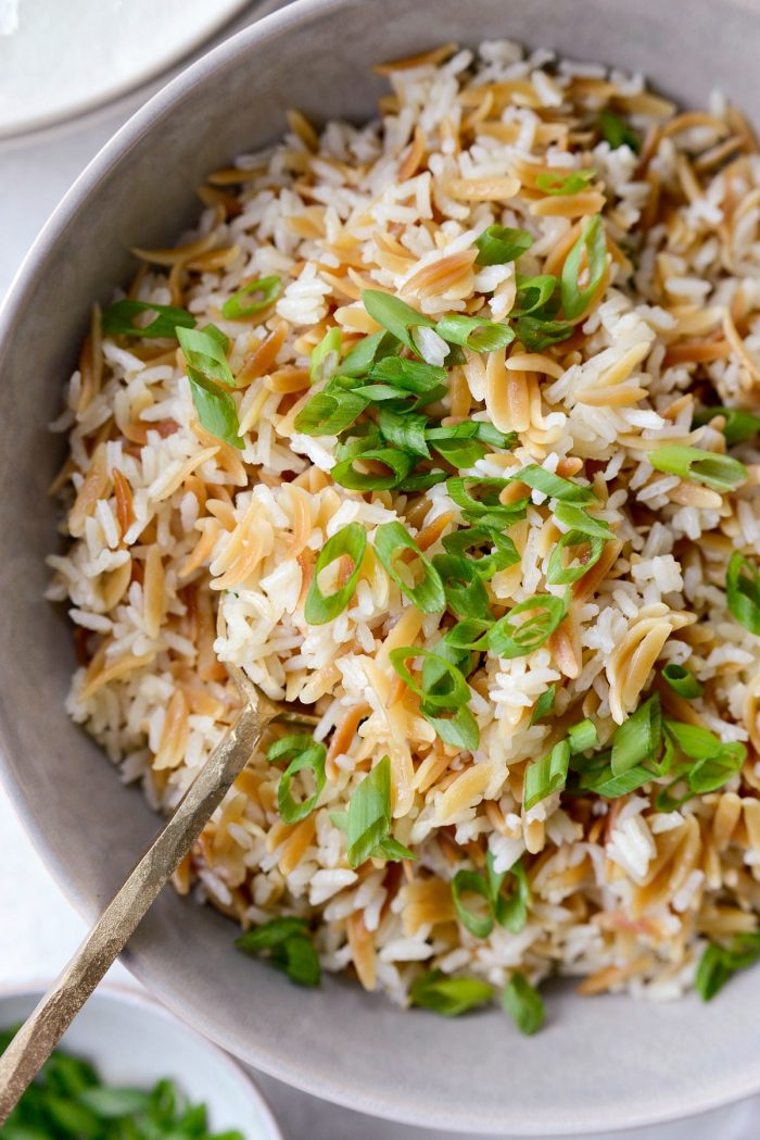 Rice Pilaf l SimplyScratch.com #sidedish #rice #pasta #easy #pilaf