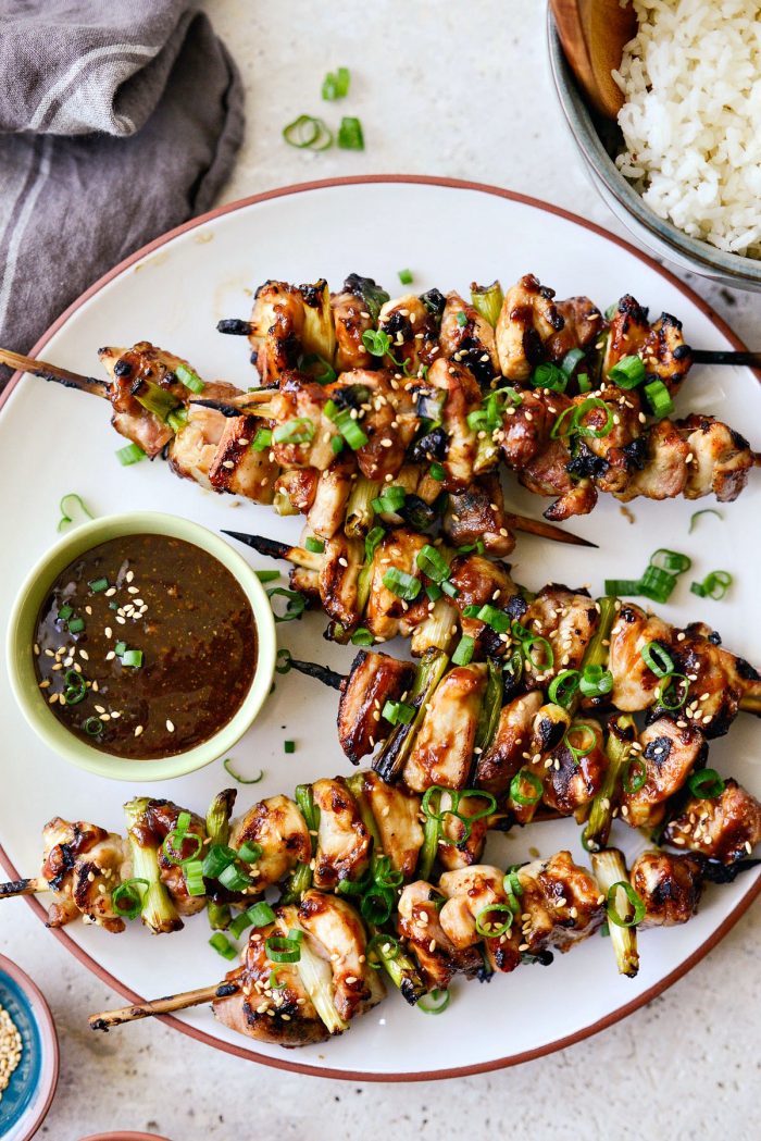 Japanese 'Yakitori' (Skewered & Grilled Chicken) ~ - Kitchen Encounters