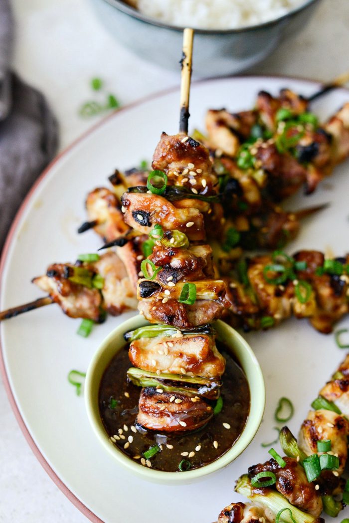 Grilled Teriyaki Chicken Skewers Recipe - Appetizer Addiction