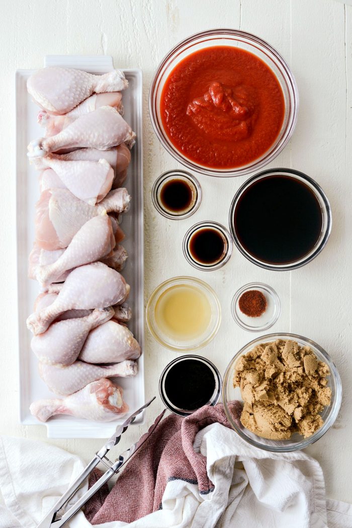 Easy BBQ Chicken Drumsticks ingredients 