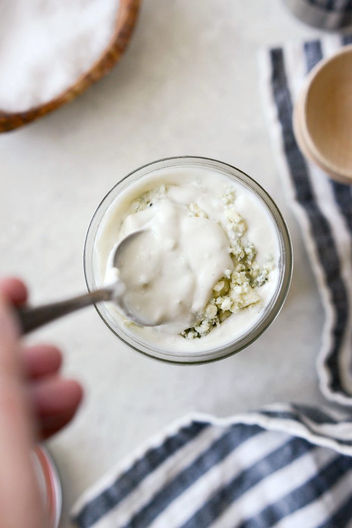 greek yogurt blue cheese salad dressing