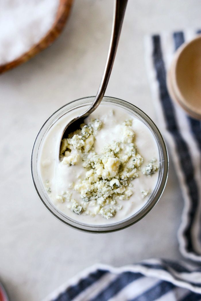 greek yogurt blue cheese salad dressing