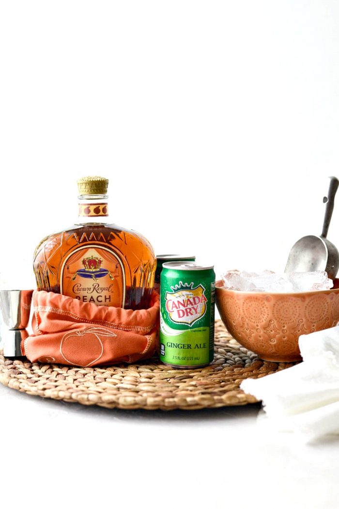 Lewis Ginger Peach Whiskey Cocktail Simply Scratch