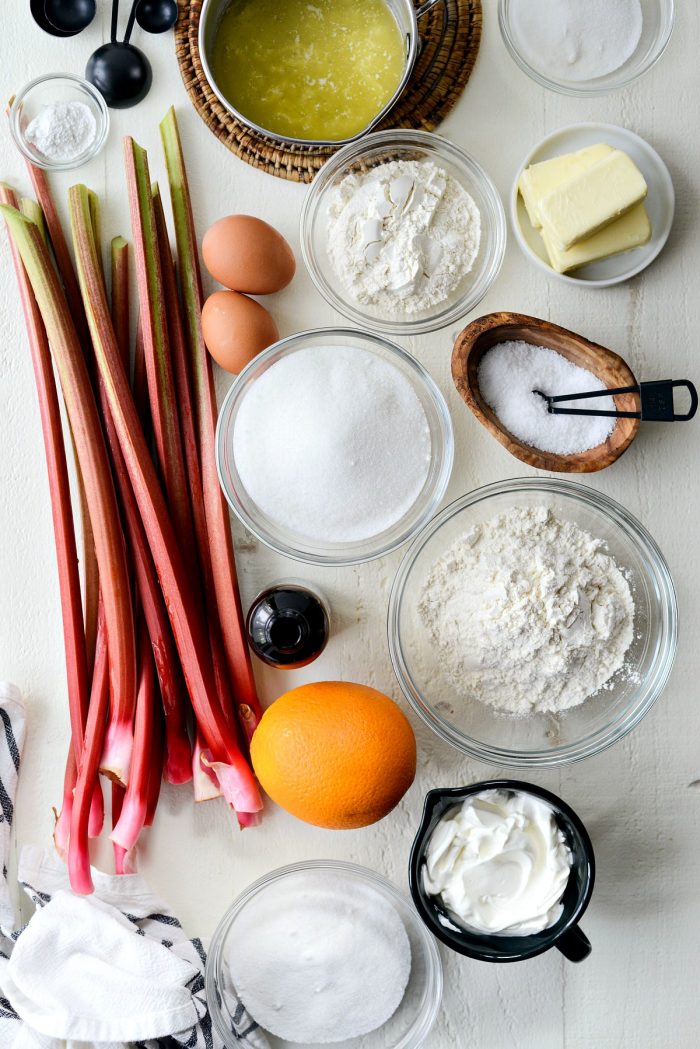 ingredients on white background