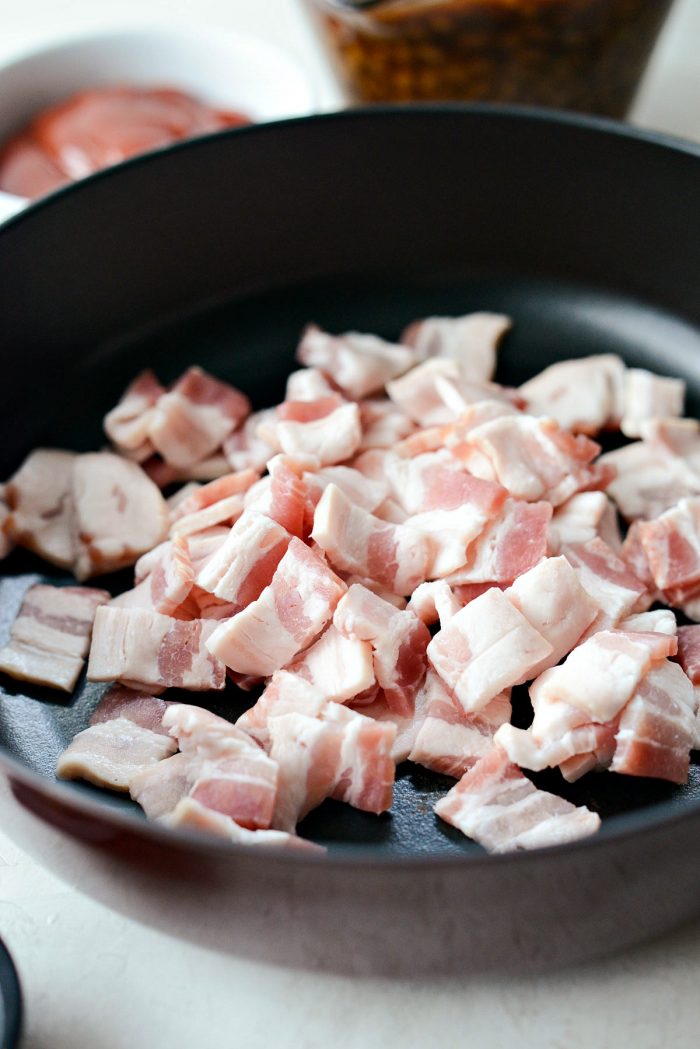 bacon in cold skillet