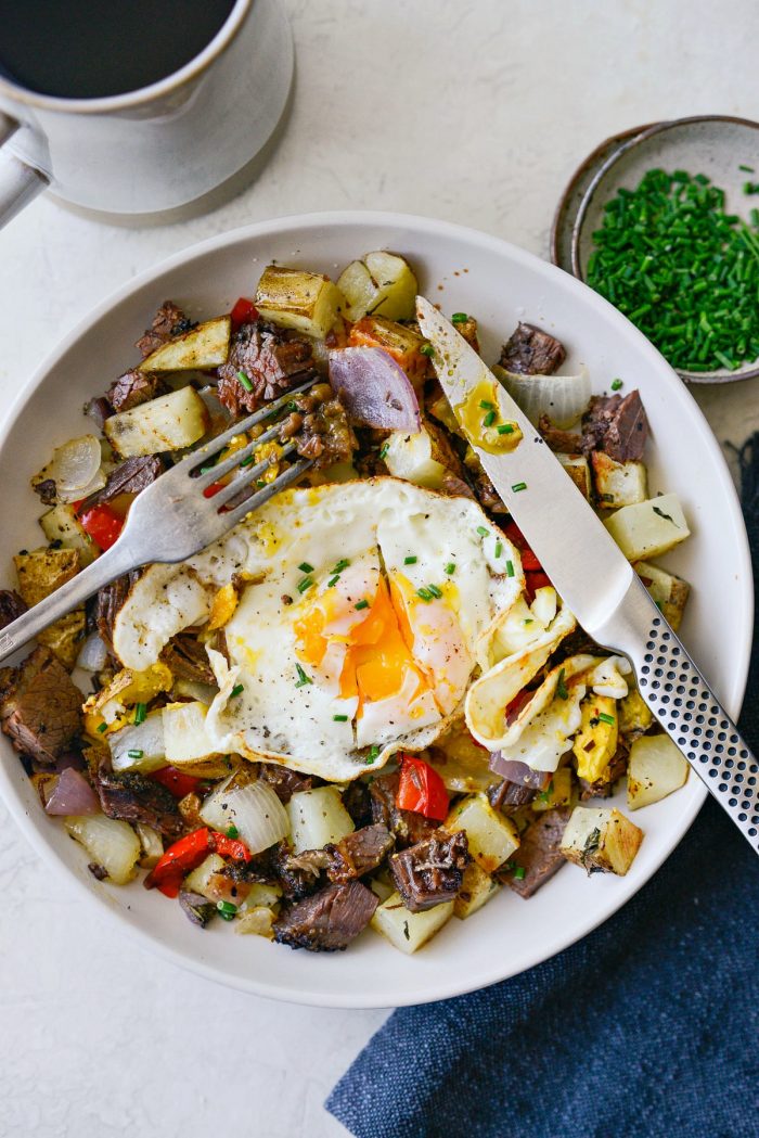 smoked brisket breakfast hash