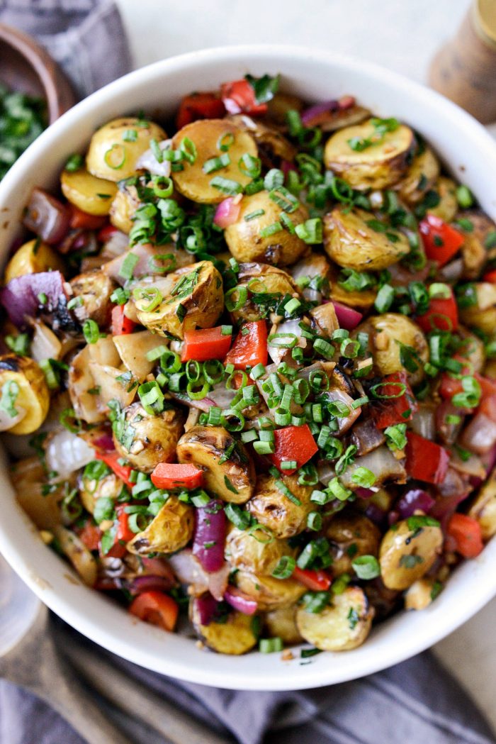 Tuck's potato salad in a cream bowl.