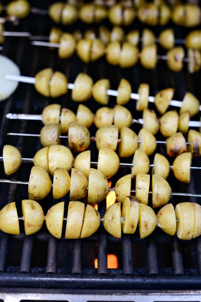 grilling potatoes