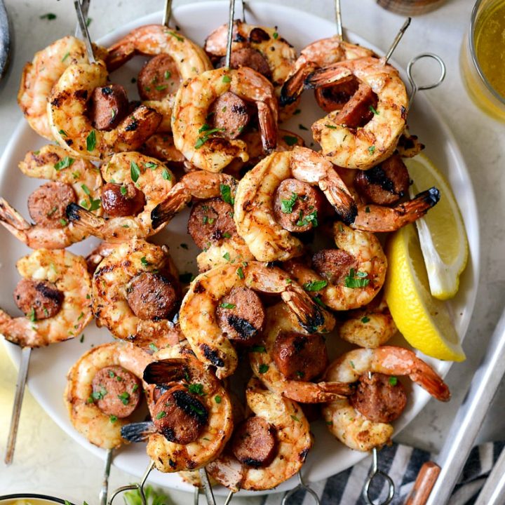 Cajun Shrimp and Andouille Skewers-image