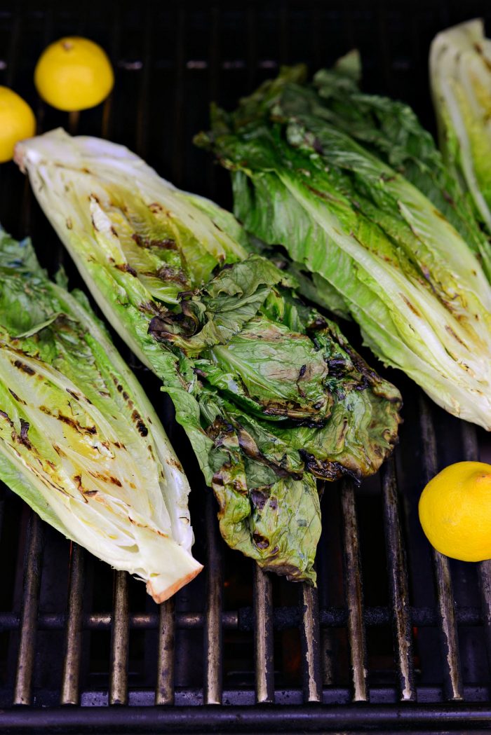 grilled romaine lettuce