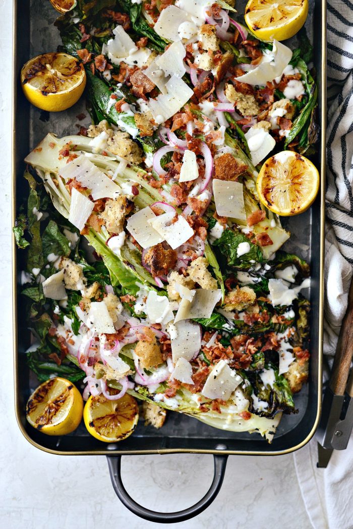 Grilled Romaine Salad 