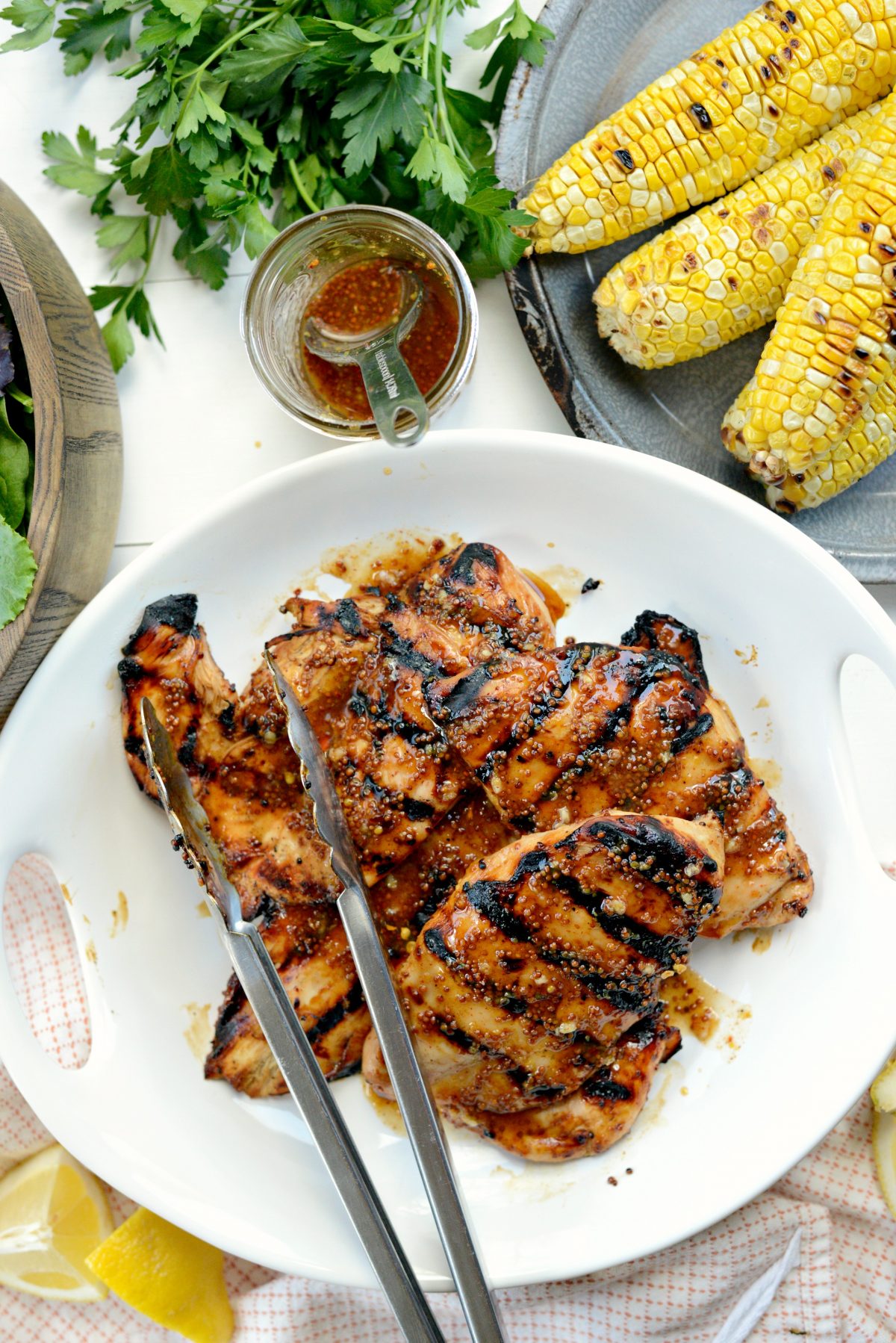 Grilled Honey Mustard Chicken l SimplyScratch.com