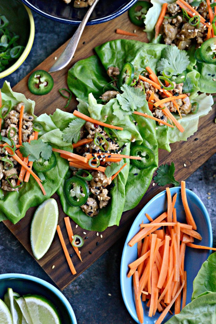 Saucy Pork Lettuce Wraps