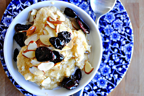 Creamy Wheat Cereal with Fruit & Nuts
