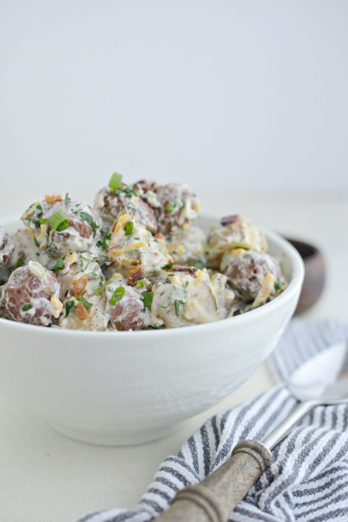 bacon cheddar ranch potato salad