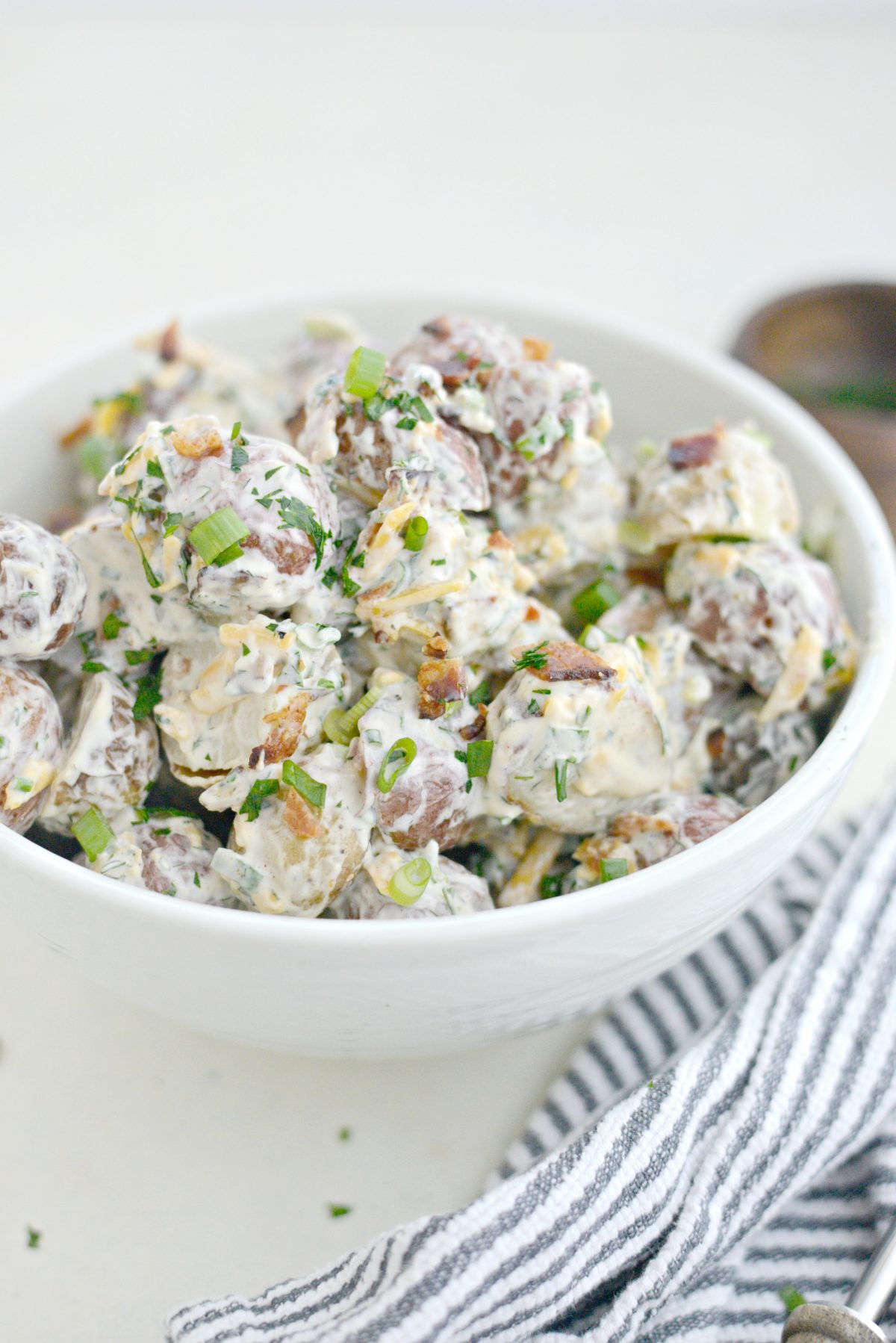 bacon cheddar ranch potato salad