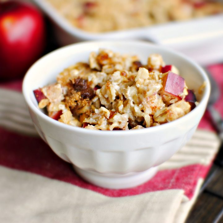 Cozy Baked Apple Cinnamon Oatmeal  Simply Scratch