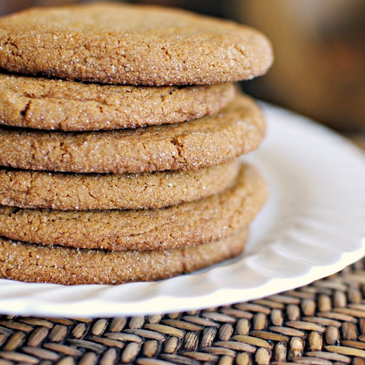Giant Ginger Molasses Cookies - Simply Scratch