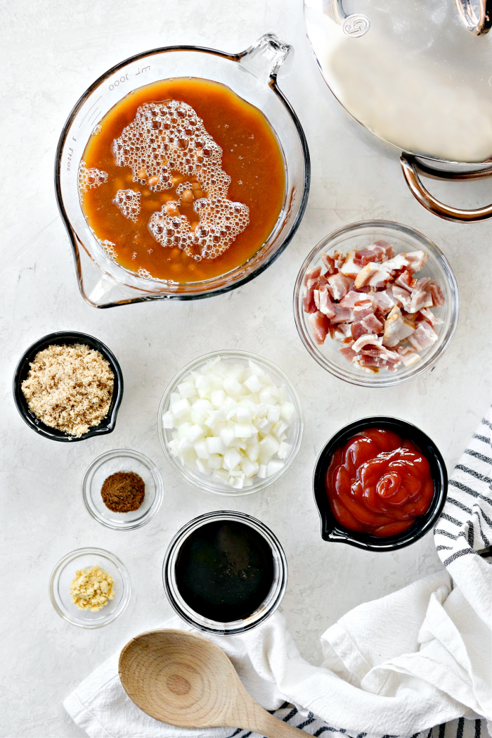 ingredients for Homemade Baked Beans