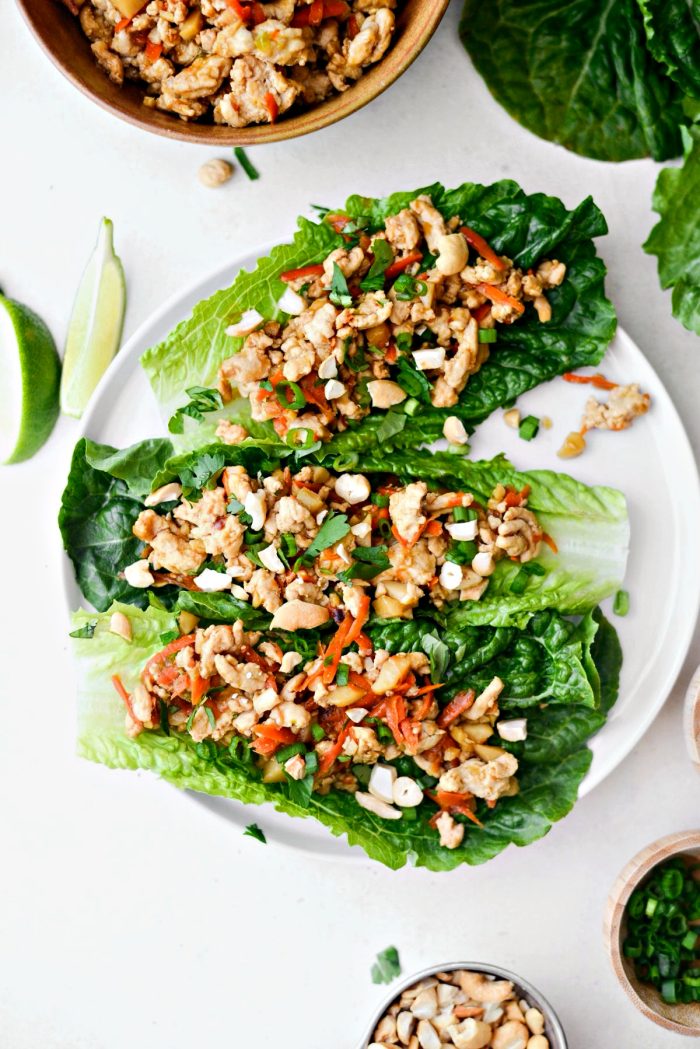 Ginger Cashew Lettuce Wraps