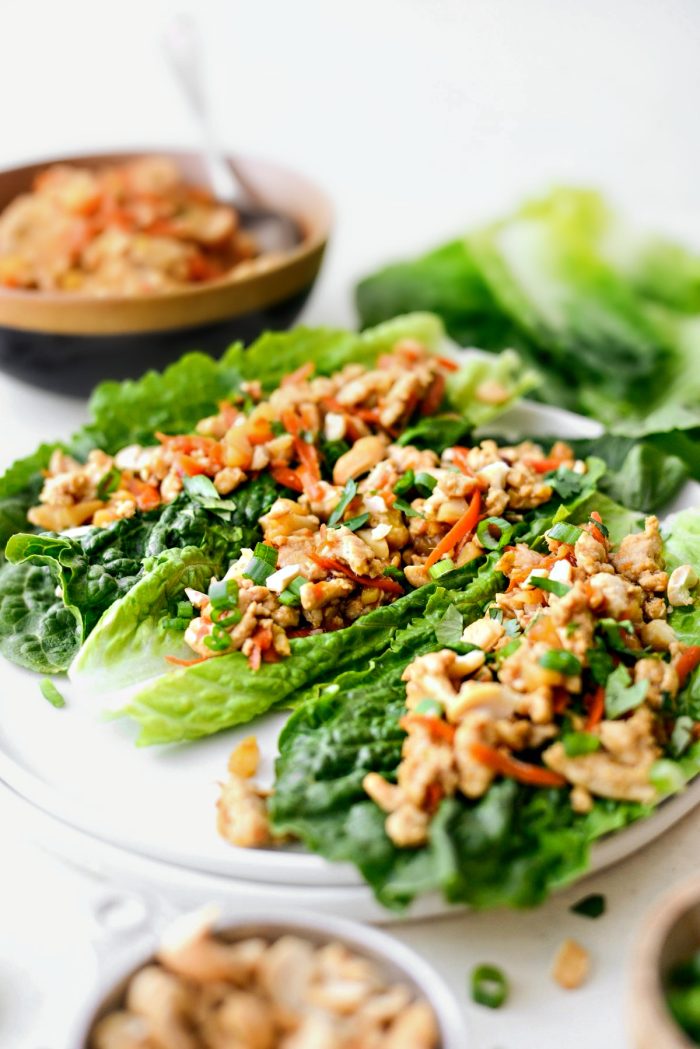Ginger Cashew Lettuce Wraps