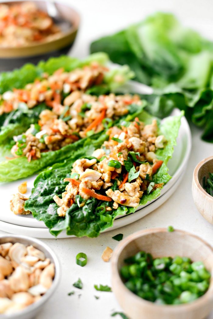 Ginger Cashew Lettuce Wraps