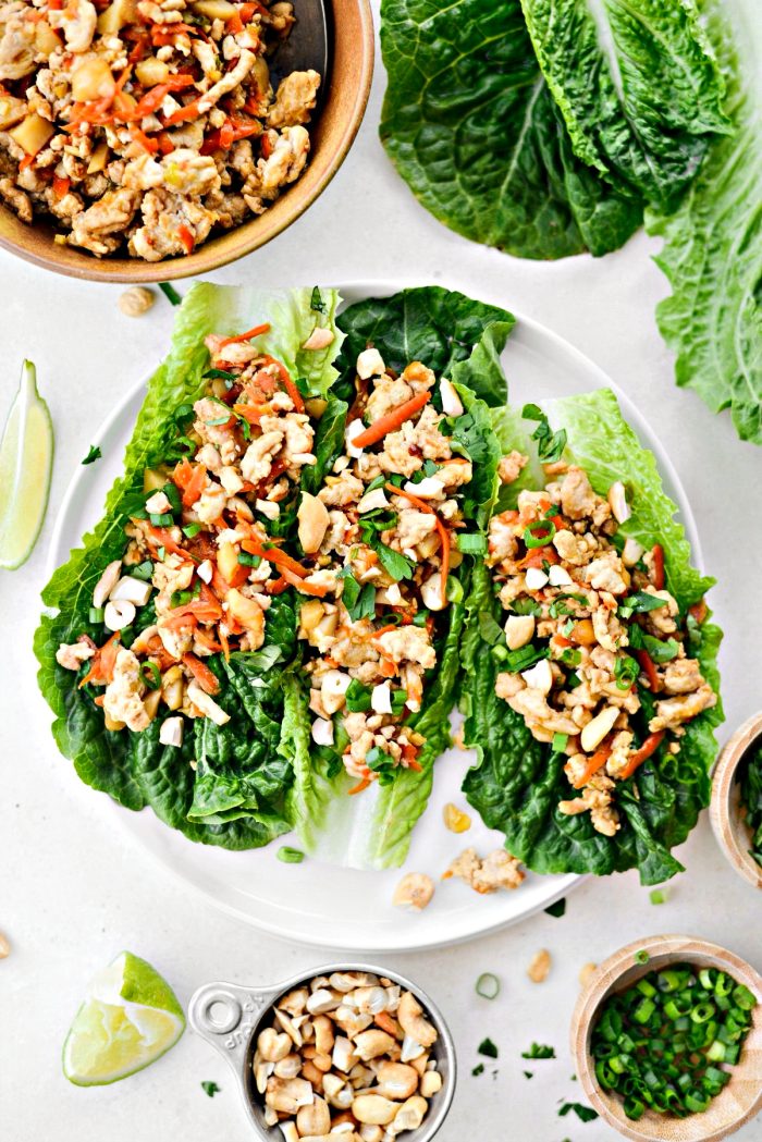 Ginger Cashew Lettuce Wraps