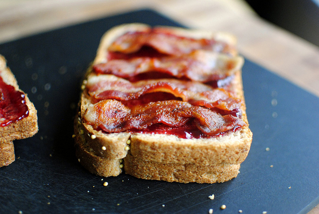 top jam with bacon