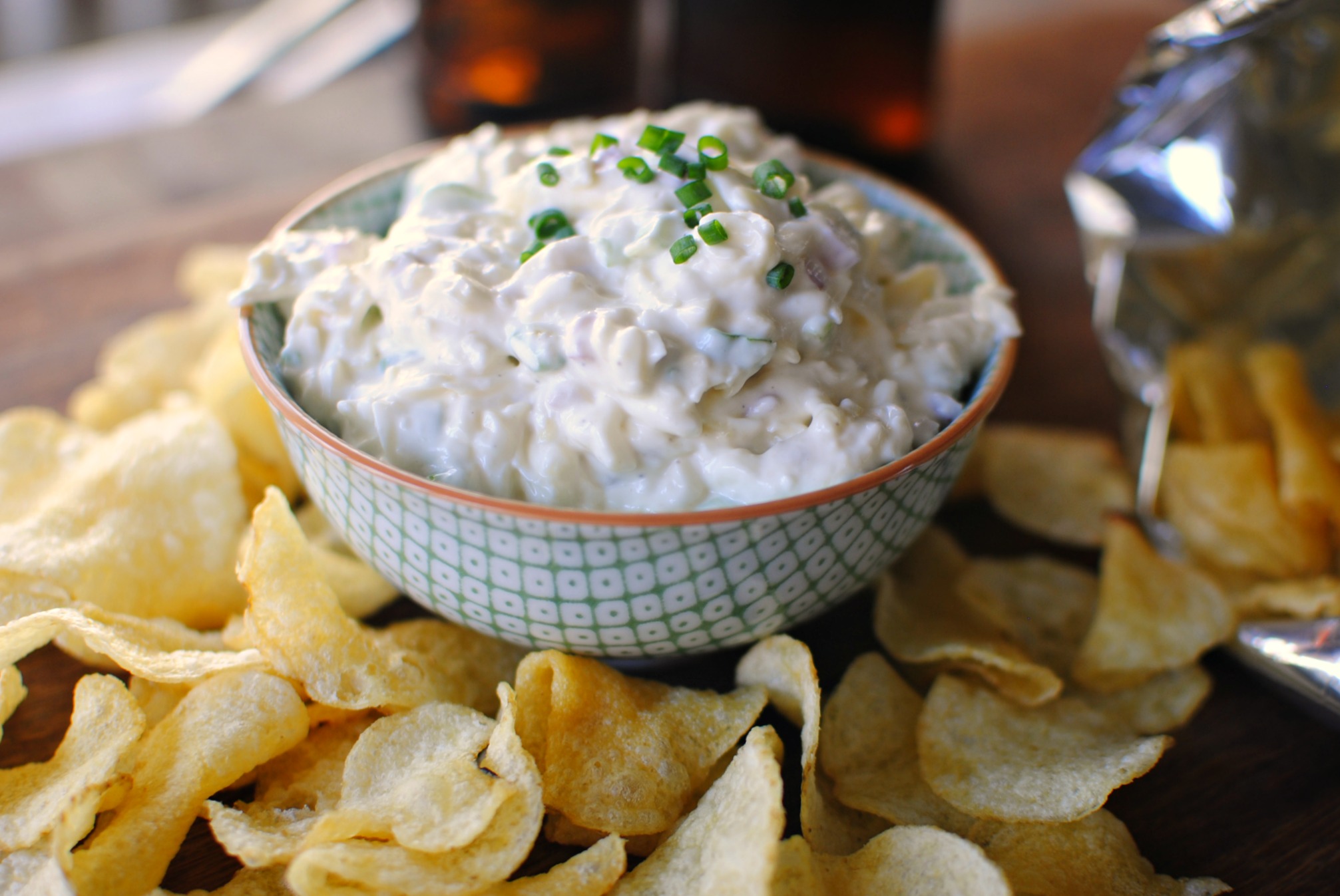 Cheesy Roasted Garlic Chip Dip Simply Scratch