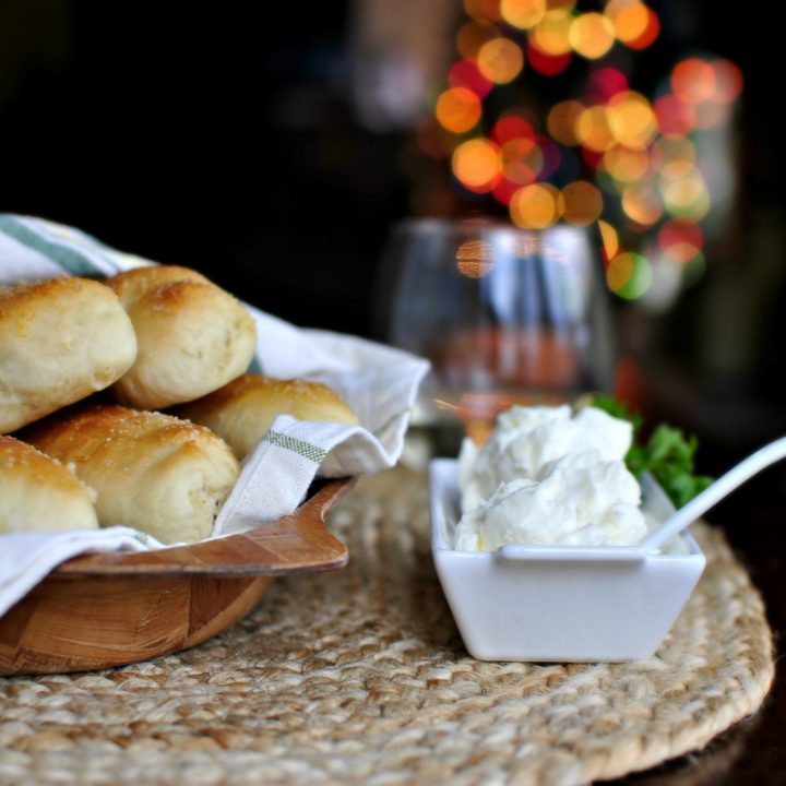 Homemade Breadsticks with Garlic Cheese Dip-image