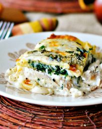 White Cheese and Chicken Lasagna