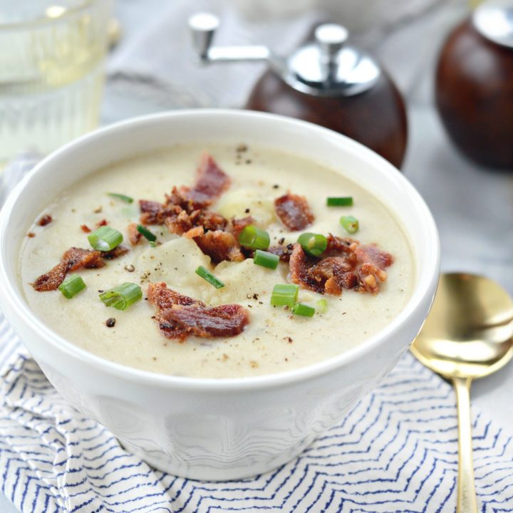 Creamy Cauliflower Potato Soup - Simply Scratch