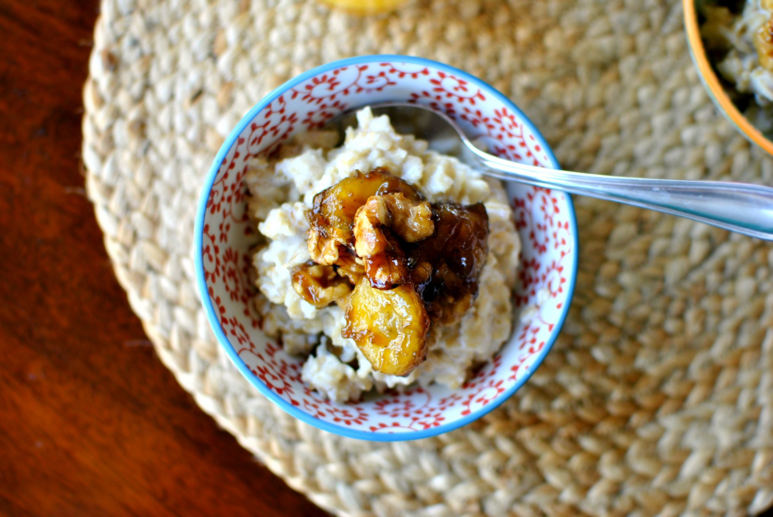 Bananas Foster Oatmeal Simply Scratch