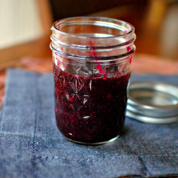 Roasted Red Wine Blueberry Sauce Simply Scratch