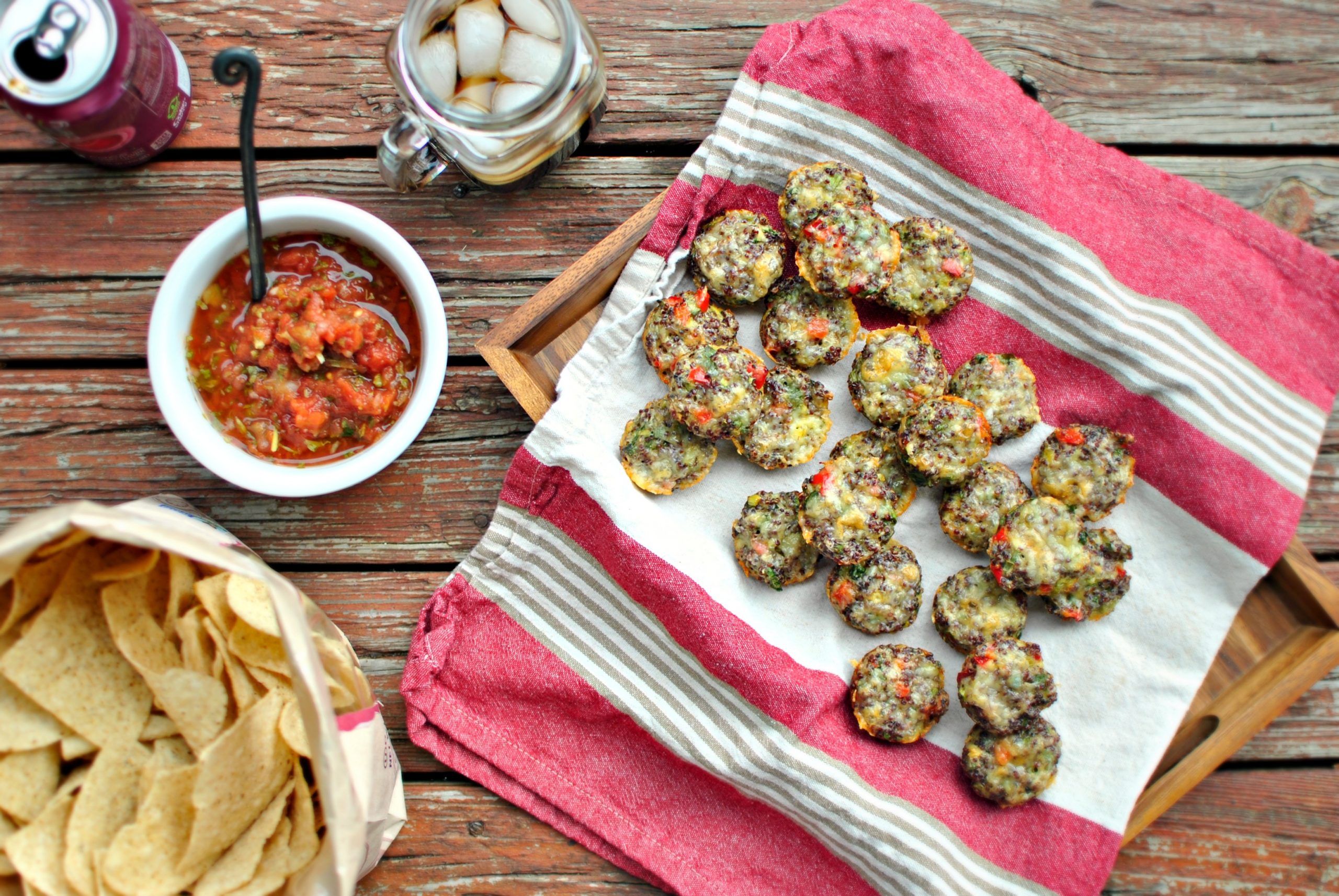 Cheesy Quinoa Bites - Simply Scratch