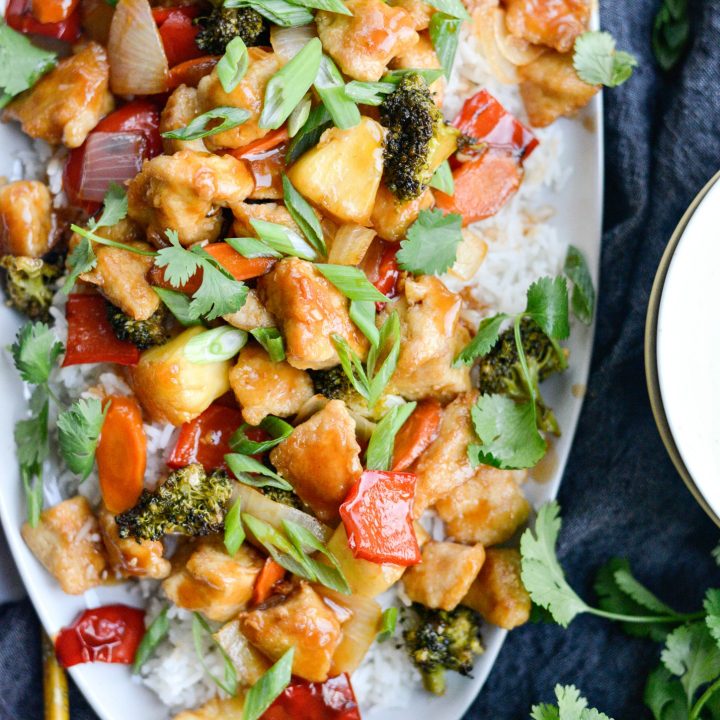 Sweet and Sour Chicken StirFry Simply Scratch