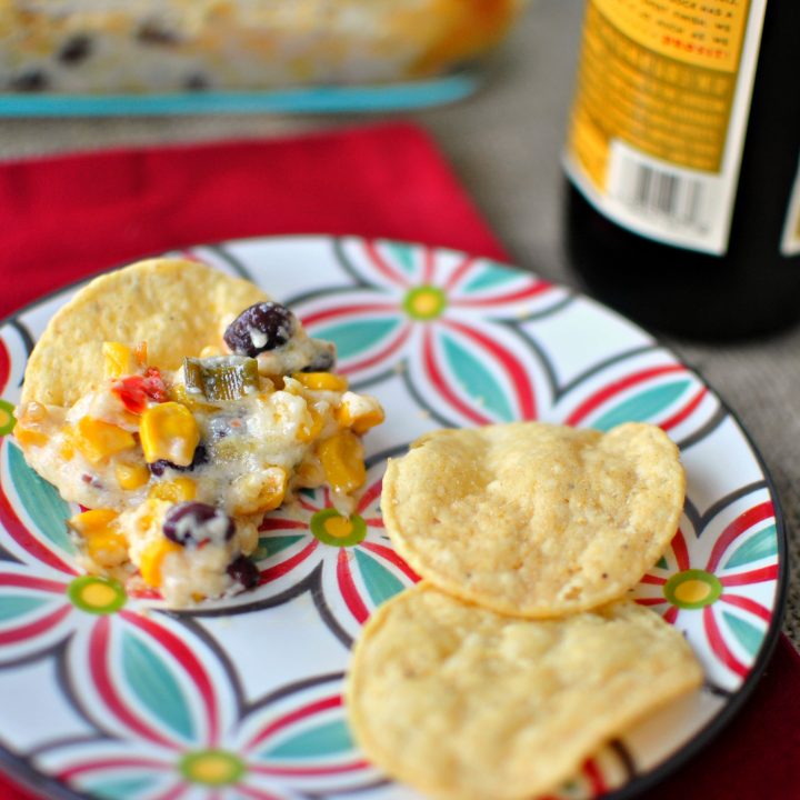 Cheesy Corn Black Bean Dip Simply Scratch