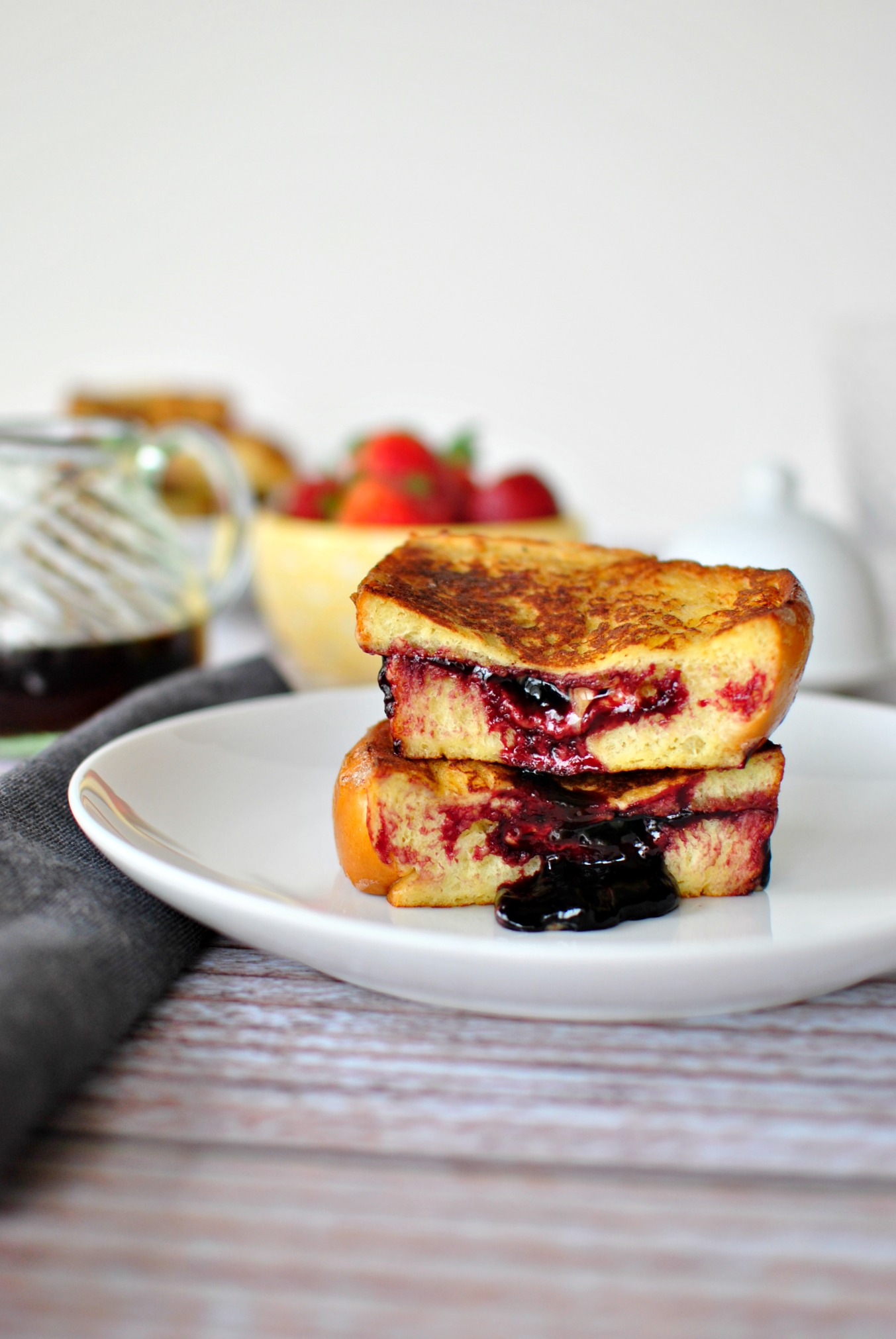 Peanut Butter and Jelly Stuffed French Toast Simply Scratch