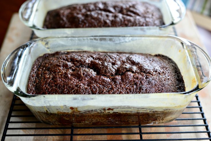 Chocolate Chocolate Chip Zucchini Bread