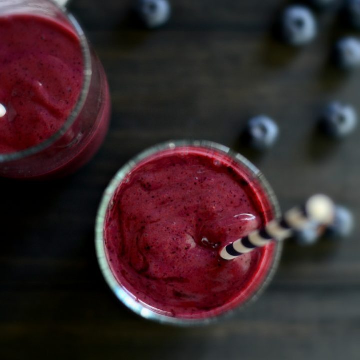 Healthy Triple Berry Kefir Smoothie Simply Scratch