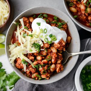 Chipotle White Bean Turkey Chili