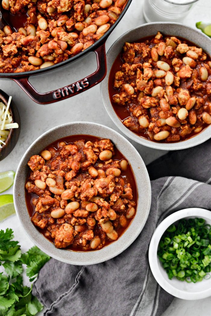 Chipotle White Bean Turkey Chili