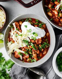 Chipotle White Bean Turkey Chili