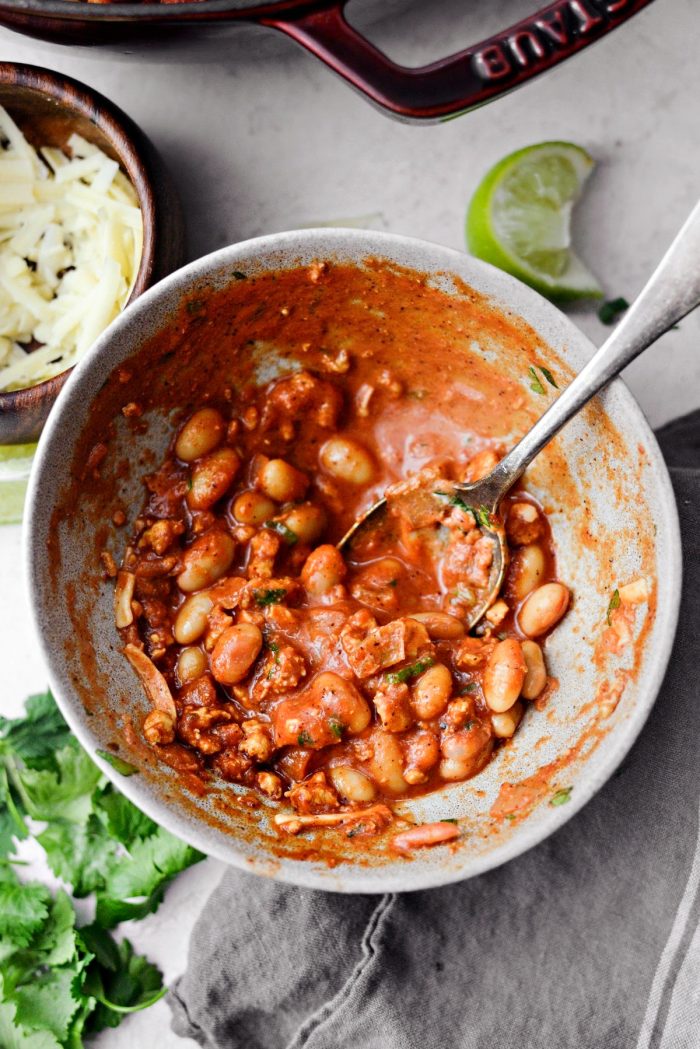 Chipotle White Bean Turkey Chili