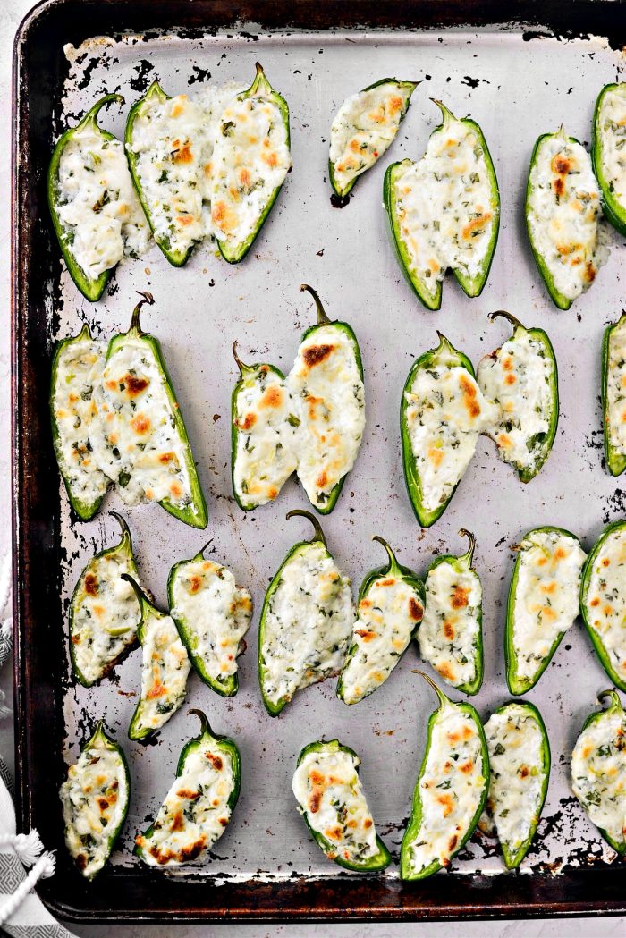 Roasted Jalapeño Poppers out of the oven