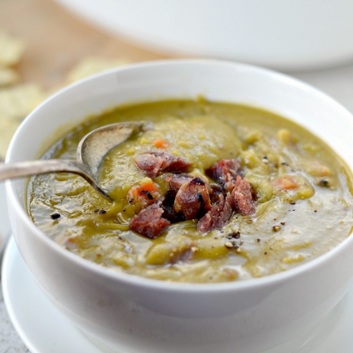 Easy Split Pea Soup with Ham Simply Scratch