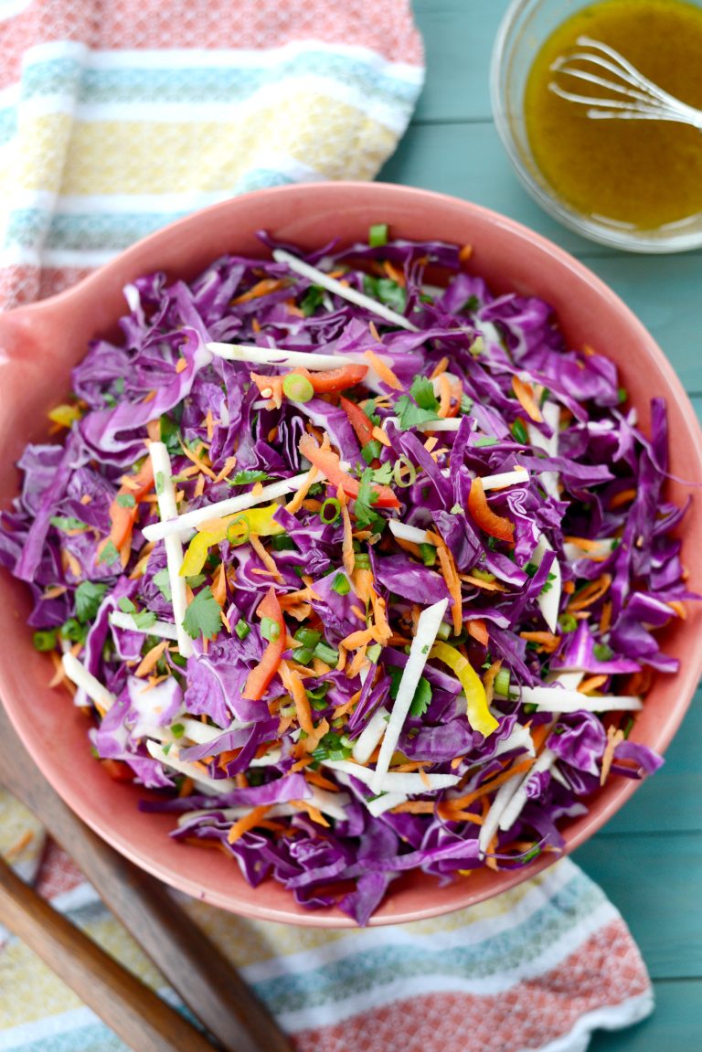 Mexican Slaw + Cumin Lime Dressing - Simply Scratch