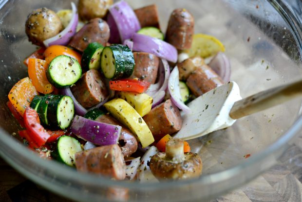 leftover can be grilled in a grill basket